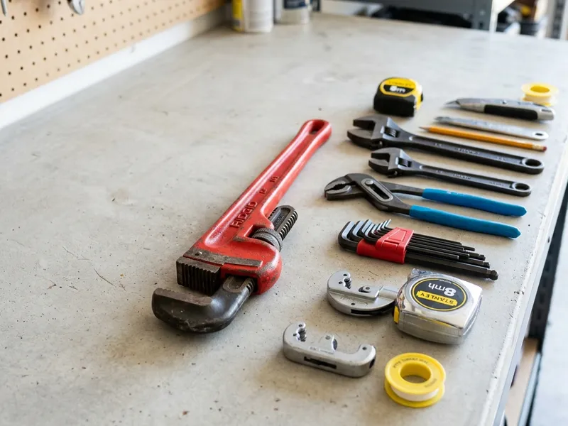 Professional plumbers in Independence, WI equipped with top-tier tools for residential and commercial plumbing services.